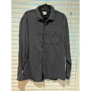 Carbon 2‎ Cobalt Long Sleeve Button Up Shirt - Size L